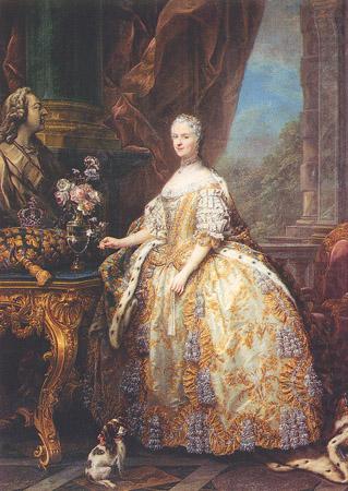 Charles-Amedee-Philippe van Loo Portrait de Marie Leszczynska china oil painting image